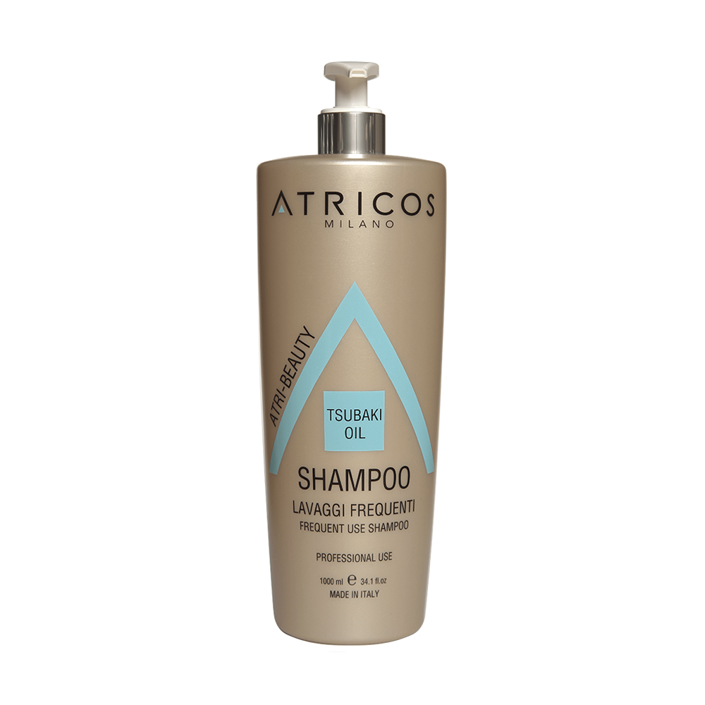 Шампунь для щоденного використання Atricos Milano Atri-Beauty Frequent Use Shampoo з олією цубакі, 1 л